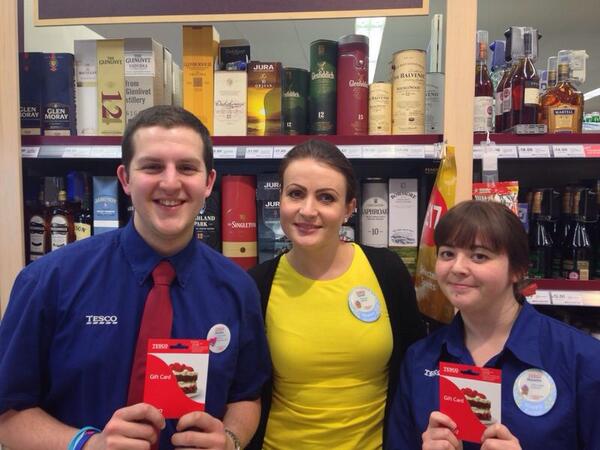 Congrats on winning our store baking competition! Dec and Natasha! TescoGDunmow <a href="/hammerhero/">Alex</a> <a href="/darrenwalsh007/">Darren Walsh</a>