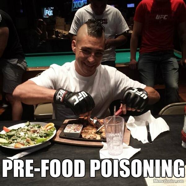 UFCMemes's tweet photo. I hope @DiegoSanchezUFC enjoyed his meal #UFC http://t.co/o09rzaQURH
