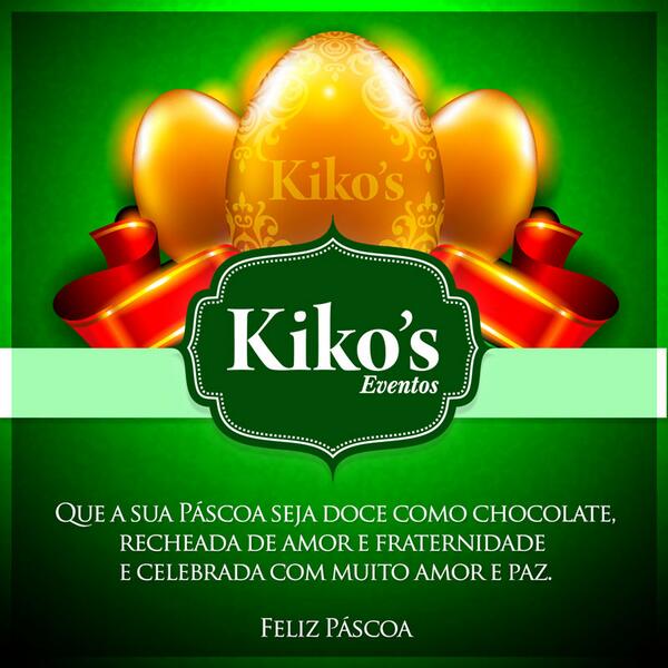 O <a href="/kikoseventos/">Kikos Eventos</a> deseja a você uma #Páscoa recheada momentos inesquecíveis!