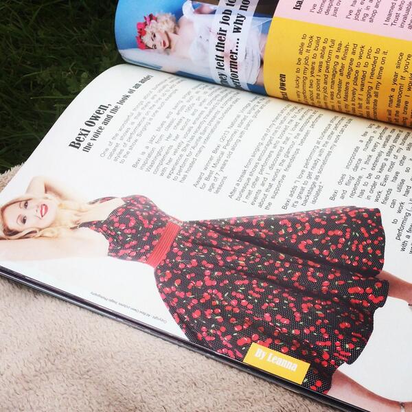 My interview in @BurlesqueBible with one of the stars of my first production, singing sensation <a href="/BexiOwen/">Bexi Owen-Mind on Music</a>