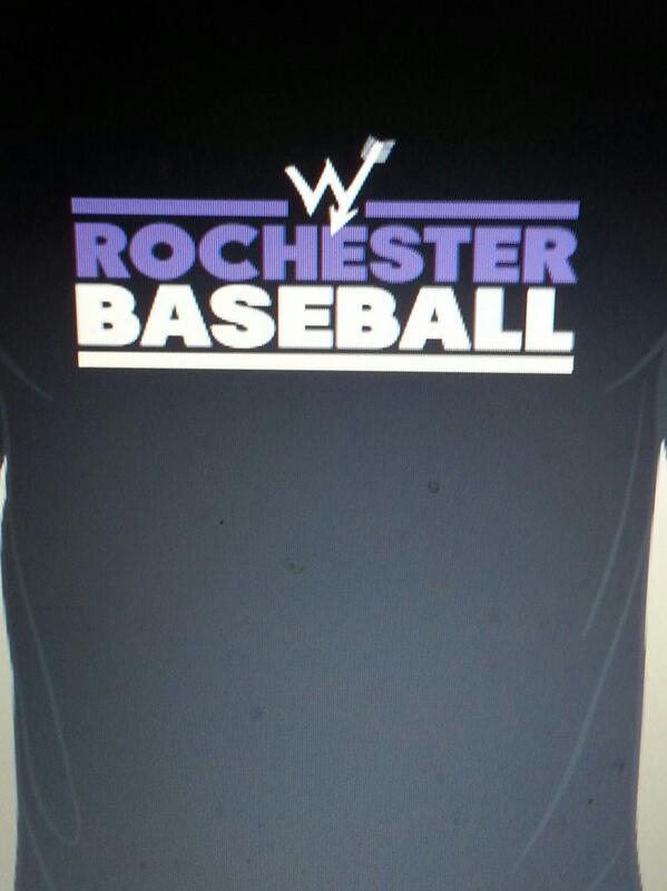 RochBaseball's tweet photo. A big thanks to @SEIU for being a part of our team and hooking us up with these great tshirts for this season. http://t.co/85MFVyfnZb