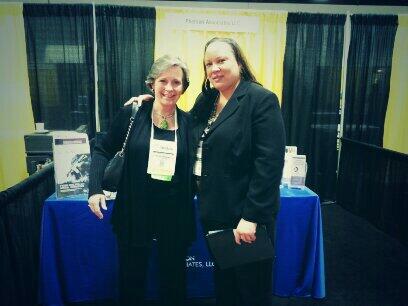 PhersonAssoc's tweet photo. At #GEOINT2013* @PhersonAssoc CEO Kathy Pherson and @DefenseIntel's Dir of #SmallBiz Maria Kersey @GEOINTsymposium http://t.co/mStZumU30t