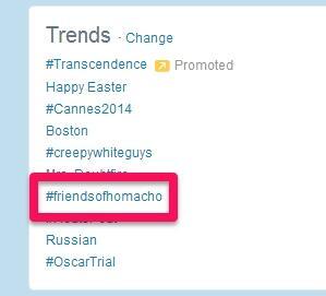 TelegraphHerald's tweet photo. #friendsofhomacho made it to No. 6 on Twitter's trending topics at one point today. http://t.co/w0UJw2FjCX