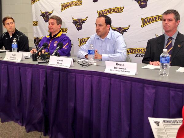 purplerube80's tweet image. Audio I got at the MSU press conference today made it on @KFAN1003  Small victories for #internguy #MM330