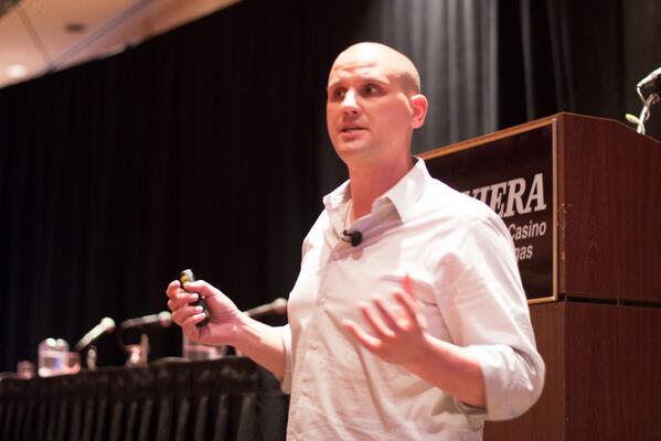 ReesioRocks's tweet photo. @jburslem talking about predictive #data. Should make us all think what's next. #RealTech2014 http://t.co/VXiZ5vtRm7