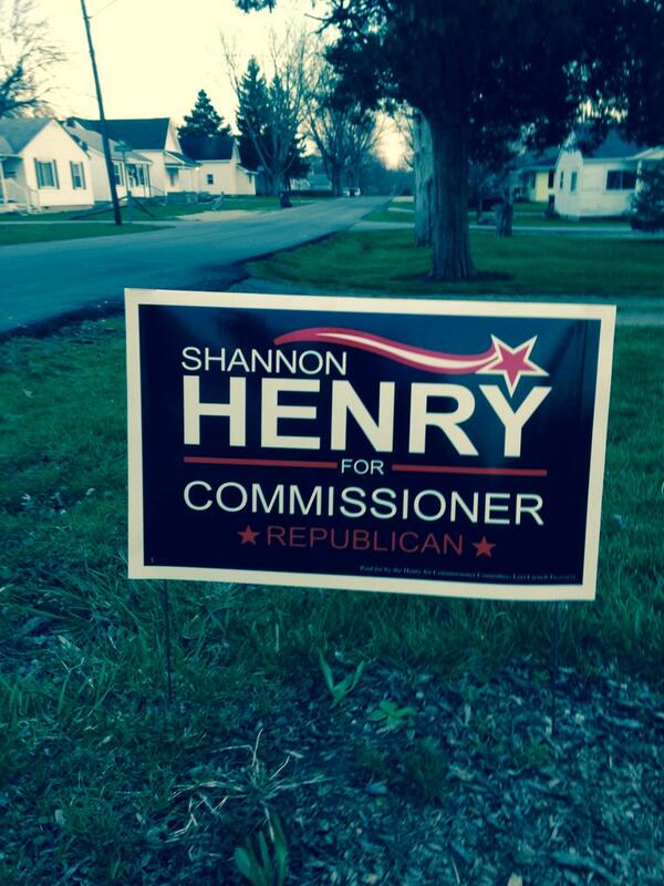Signs are in! Let me know if you would like one for your yard!!! <a href="/henryforcommish/">HenryforCommissioner</a>