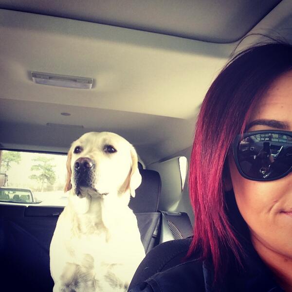 ktflygrl's tweet photo. Me and Ruger #backseatdriver http://t.co/kzvqfgIu7U