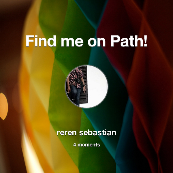 erhendvoice2's tweet photo. Find me on #Path now! Go to: http://t.co/46lUtSteTA! #thepersonalnetwork http://t.co/9jzQg8NzE9