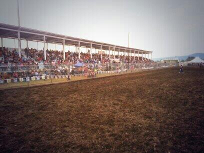 FlatheadRodeo's tweet image. Saturday Night Crowd at 2013 #flatheadriverrodeo