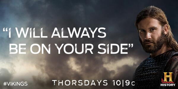 Never fear, Bjorn. Uncle Rollo will always be loyal to #TeamLothbrok.