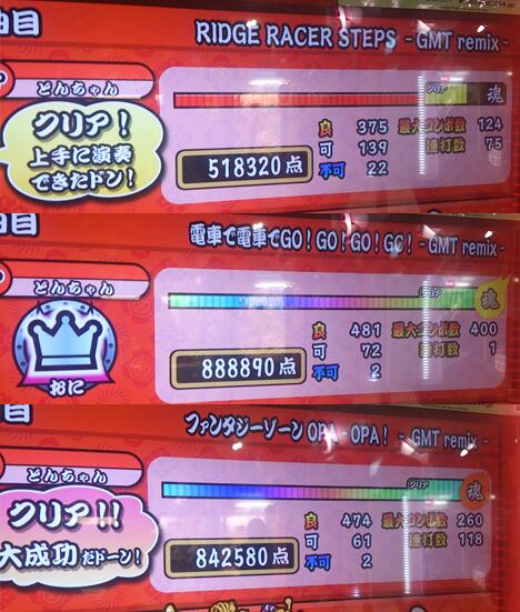 performai's tweet photo. GMT！GMT！続きまして太鼓の達人！こちらもやりごたえのある難易度ですね！譜面作る時ガッツリ聴き込んだけどこういうリズムもありか～とか一人納得してました！（はっぴー） #GMT2014 #グルコス #maimai #taiko765 http://t.co/2MJIfWwaZ2