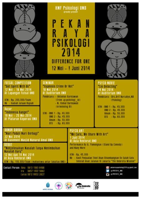 #Jakarta Yuk ikut Seminar "Hypnosis Crime or Not" 18 Mei, Univ.Mercubuana ketemu bareng <a href="/PsikologID/">IG : Psikologid</a> :) See you!