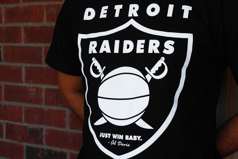 detroit raiders shirt