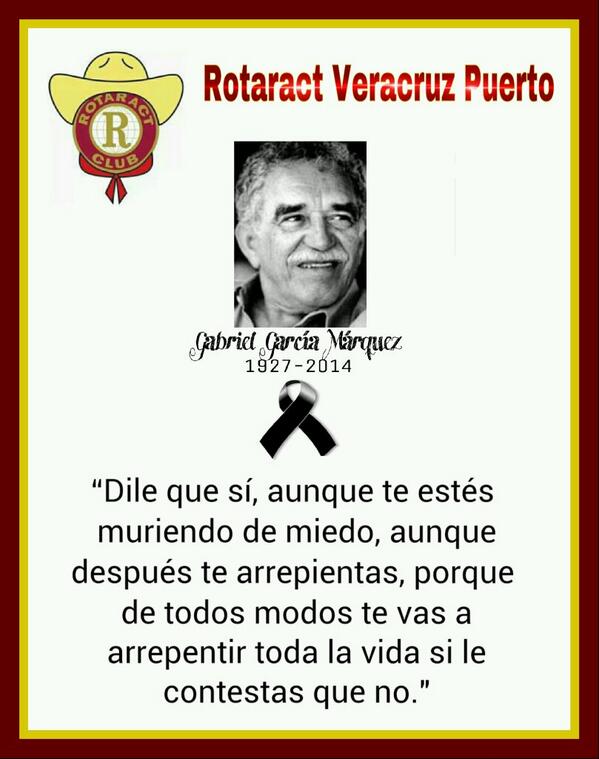 Descanse en Paz #GabrielGarciaMarquez
