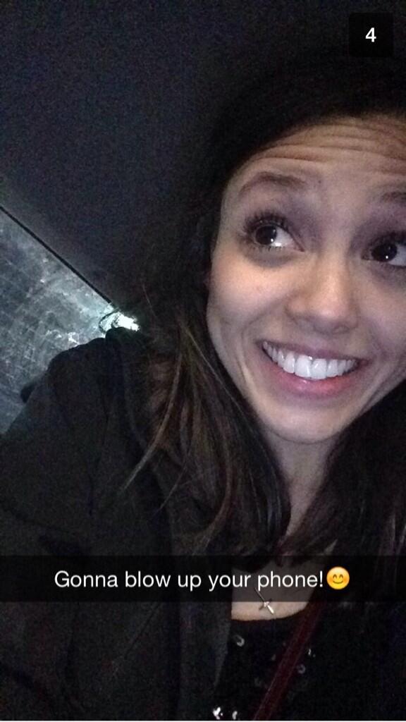 JComer08's tweet photo. The snaps I get at 2 am from @Britany_Perkins haha priceless!! 💛youuu http://t.co/4xRTtjkeDp