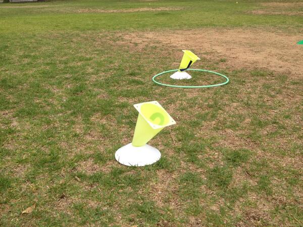 Physedideas's tweet photo. A pre-primary student showed me this- a target for throwing activities. Love how they teach me stuff! #physedideas http://t.co/iIaDHe1QqM