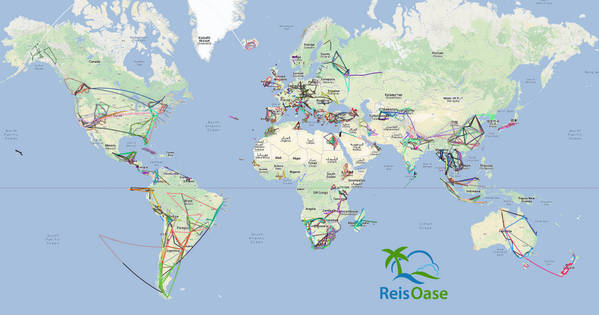 Waar ter wereld reizen wij Nederlanders? Check sitewire.nl/rondreizen/waa… . Weet jij hoeveel reizen er op de kaart staan?