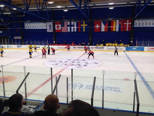 SportsHCP's tweet photo. SWE-CAN #WJC18 #Imatra http://t.co/EZezoFcNfw