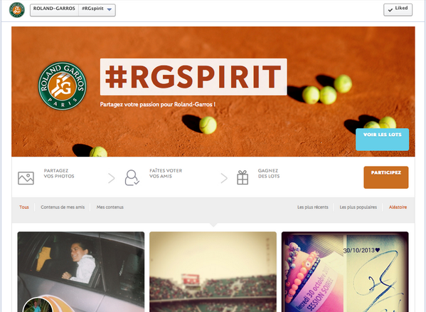 rolandgarros's tweet photo. Les votes ont commencé sur #RGSpirit ! http://t.co/JQtzL9TJBl .N'attendez pas pour proposer vos photos/videos ! #RG14 http://t.co/OumbTrJOV9