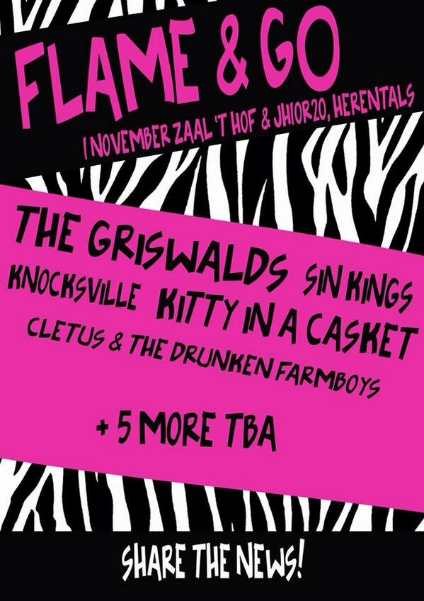 Here it is! The first of our Euro dates! Crackin' lineup