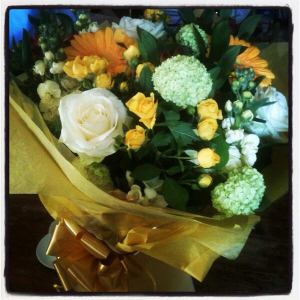 @StemsofBeauty thank you for another fabulous bouquet a devine assault on the nostrils #springscents