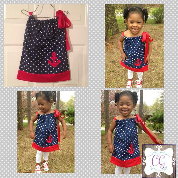 CGbyTC's tweet photo. OUR FIRST MODEL!!!
Anchor Dress $20
Sizes: 6mos-5yrs http://t.co/z9WYwhroGX