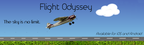 FlightOdyssey's tweet photo. Have a look at our new banner/logo: The sky is no limit! http://t.co/yiS4MsEULI
