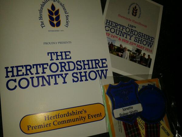 Home to find my hand delivered package from Herts Show 24th &amp; 25th May #exciting #summertime <a href="/hertscountyshow/">Herts County Show</a>