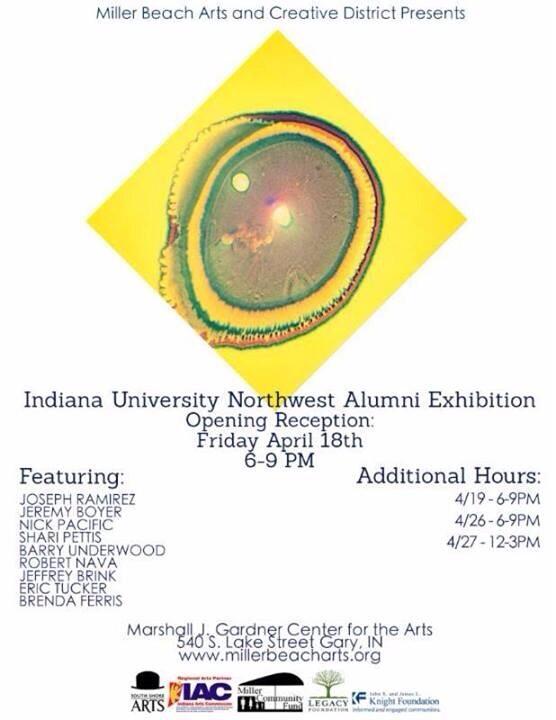 GaryAREA's tweet photo. IUN alumni art show, opening tonite at Gardner Art Center, 540 S Lake st, #millerbeach #garyindiana http://t.co/FNJJIwrAYU