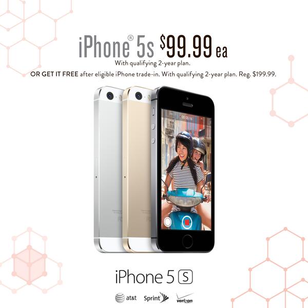 SkcoR078's tweet photo. Get the iPhone 5s for only $99.99 - only at @RadioShack! Come see me for details! http://t.co/SEDNxUNxBE http://t.co/yn2Xd2OsZX