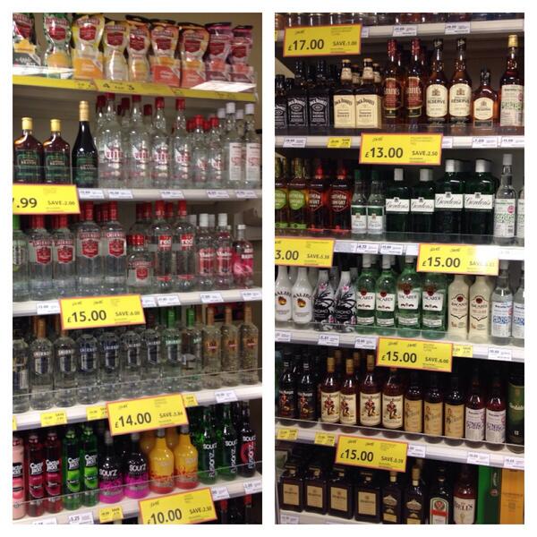 Come and see are fantastic offers we have on spirits,selected 1litre's only £15@rob_carley <a href="/ClareFeurtado/">Clare Feurtado</a>