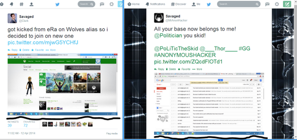 MrAnonHacker's tweet photo. I'm surprised at all your guys' leet roxer doxer skillz http://t.co/Evwye4NIvK