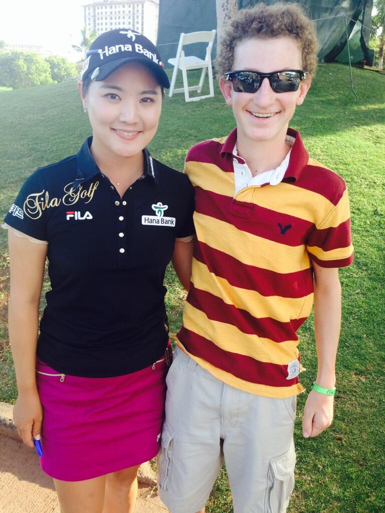 Brooks Thomas on Twitter "I met So Yeon Ryu (lady pro golfer) at the LPGA Golf Tournament