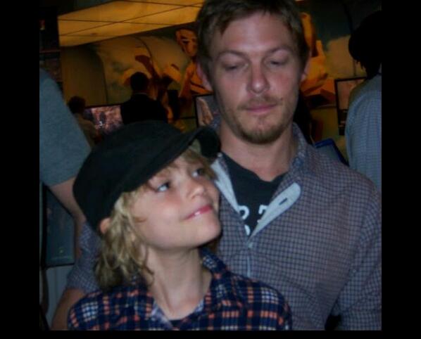 Daryl and lil asskicker <a href="/wwwbigbaldhead/">norman reedus</a> #thewalkingdead