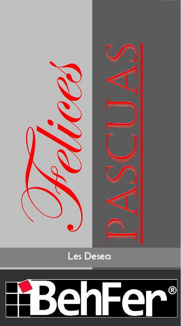 BehFer's tweet image. Felices Pascuas!!!