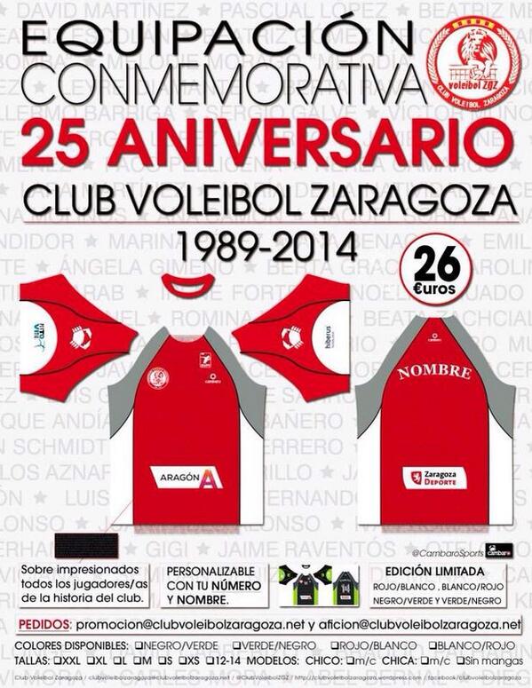 Con motivo del #25AnicersarioCVZ tenemos la equipación conmemorativa con edición limitada
¡No te quedes sin la tuya!