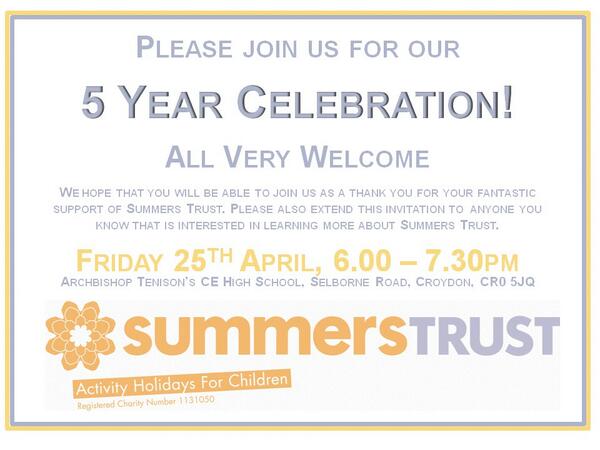 summerstrust's tweet image. Week today!! Any questions, feel free to ask! #summerstrust #presentationevening