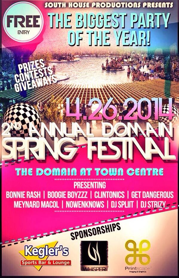Con5Rad's tweet photo. April 26th #PartyAtDomain http://t.co/91muWjwz0J