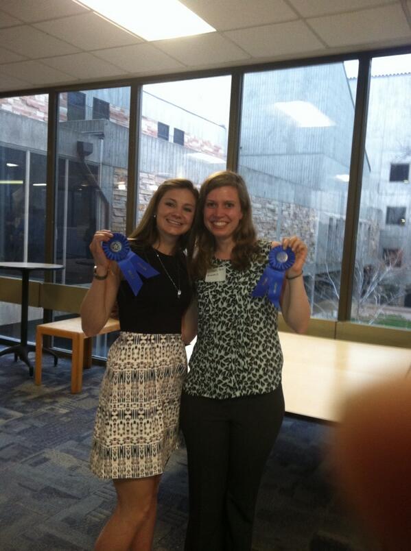 congratulations to Brittany and Whitney -DLA winners from the Bowman-Stansbury Labs