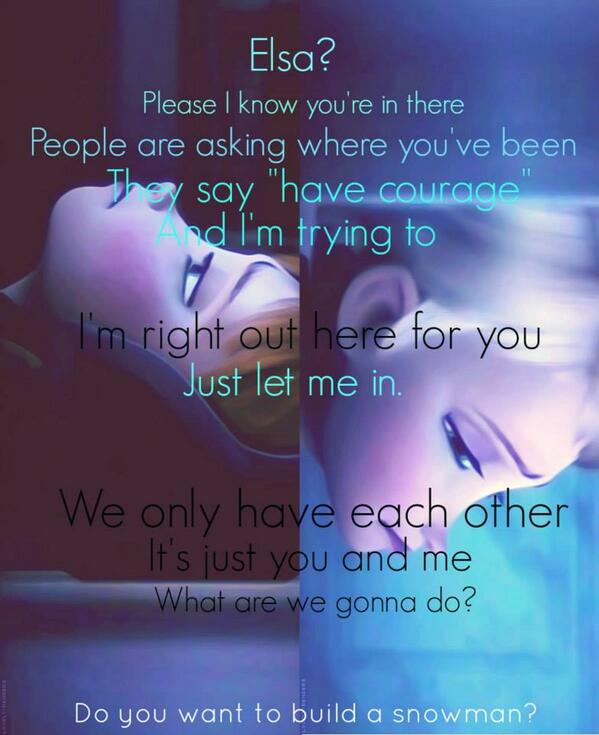 Do You Want To Build A SnowMan?

//Made By Me (Give me credit if you use!)