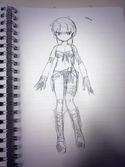 ゆうほしお絵かき教室で描いたゆうほしの娘 