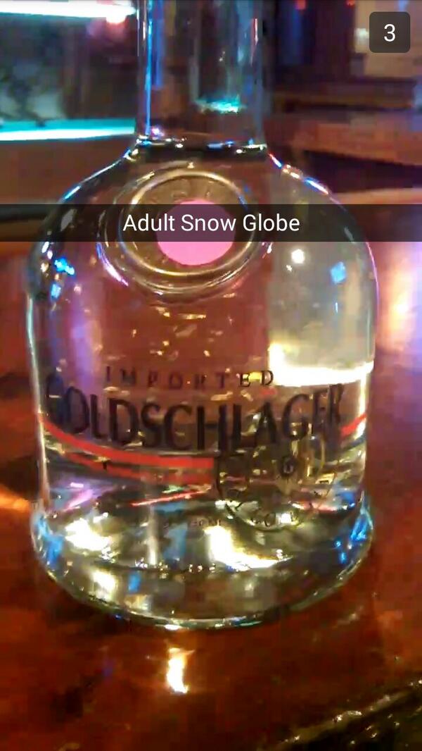 Cyclone_Snaps's tweet image. The snow globe that you can drink.
