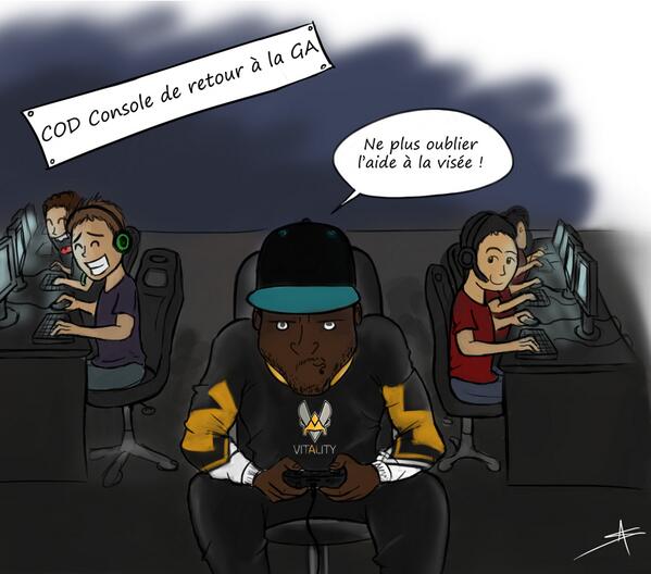 TeamVitality's tweet image. Broken s'échauffe, pas besoin d'un clavier et d'une souris pour avoir du talent, même à la GA !
