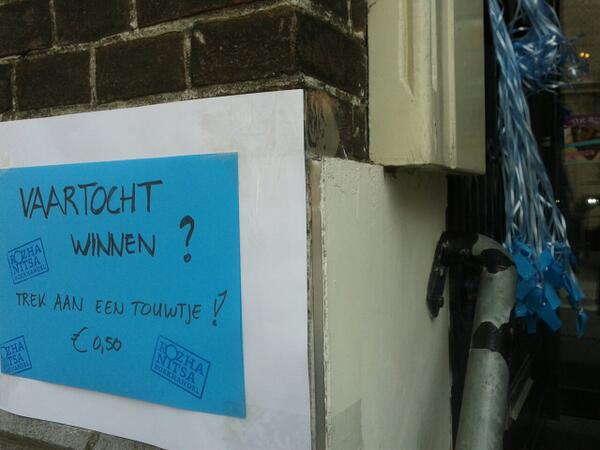 Vaartocht winnen? Kom touwtjetrekken bij <a href="/Rozhanitsa00/">BoekhandelRozhanitsa</a> !! Of zin in monumentale #stadswandeling? Ook <a href="/Rozhanitsa00/">BoekhandelRozhanitsa</a>