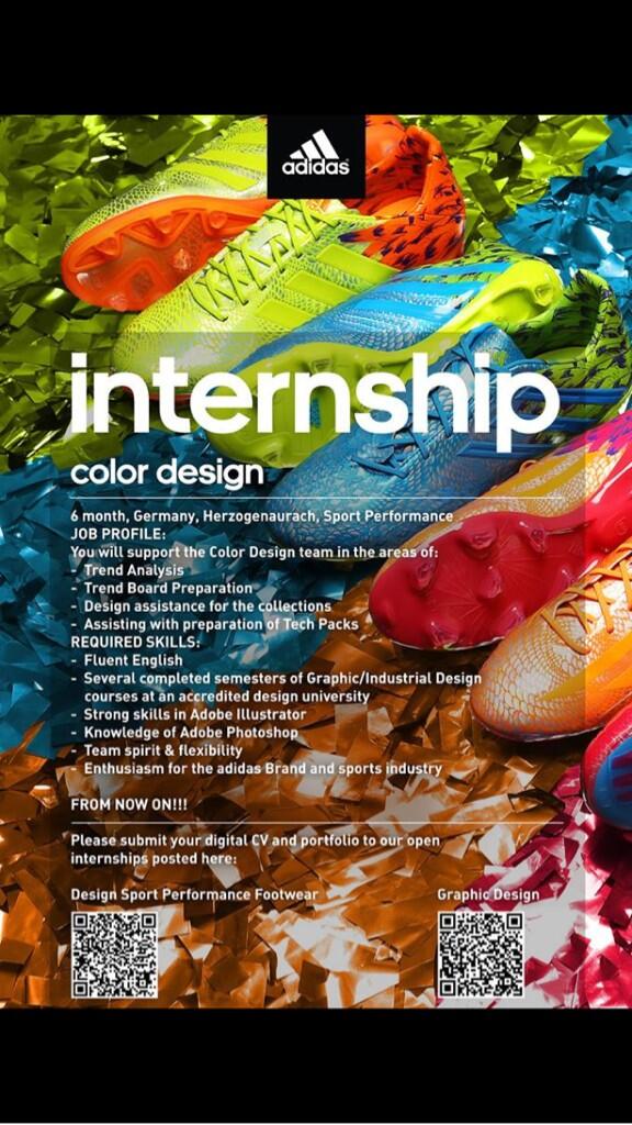 adidas graphic design internship