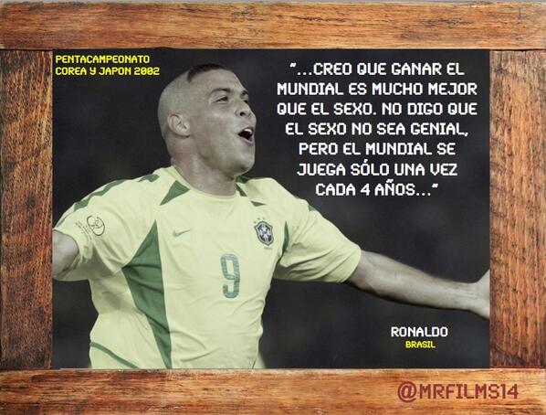 maco171's tweet photo. @DIRECTVSportsVE #DIRECTVestáMundial recordemos #FrasesMundialista @ClaroRonaldo dijo esto.... http://t.co/JDlzTWm7SK