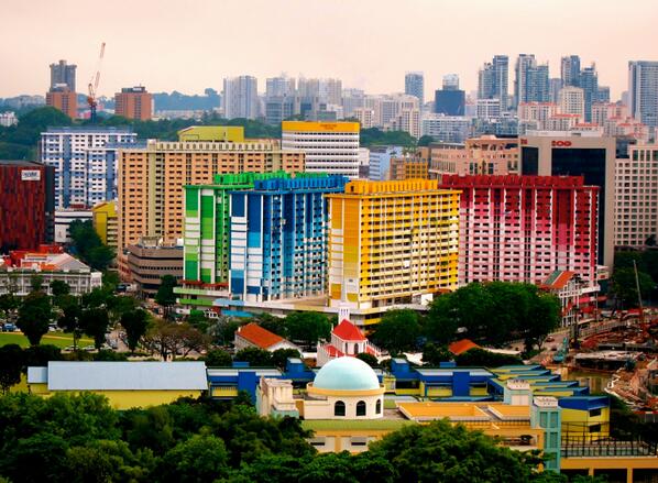 The iconic flats at Rochor Centre. Its residents will be moving over to Upp Boon Keng