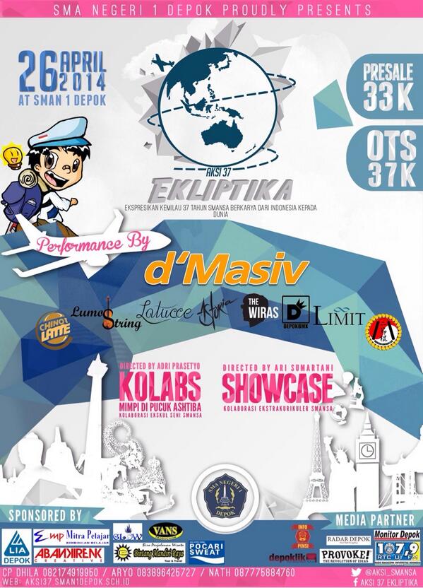 Aksi_Smansa's tweet photo. Ayo datang dan bersama kita eksplorasi, warnai, dan satukan dunia! http://t.co/DeSuw3kkal :D http://t.co/jsOCOTeqYA