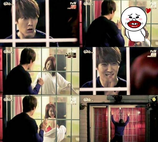 Cuma Song Ji Hyo yang bisa bikin Choi Jin Hyuk garuk-garuk tembok! Adegan dodol di Emergency Couple! :D