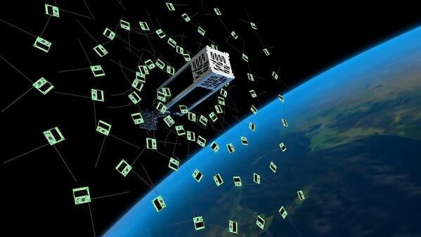 sen's tweet photo. Five cubesats and 104 sprites launched on Falcon 9 http://t.co/NKgIm0ybnd by @SpaceGeek3000 #Cubesats #KickSat http://t.co/iD3yG6U8ug